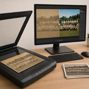 Digitalização e restauro da fotografia